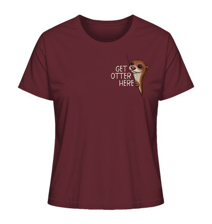 Get Otter Here | Lustiger Otter Kalauer - Ladies Organic Shirt