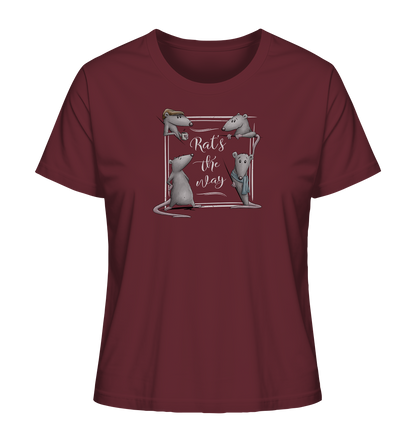 Rat’s The Way Kaffeehaus Ratten - Ladies Organic Shirt