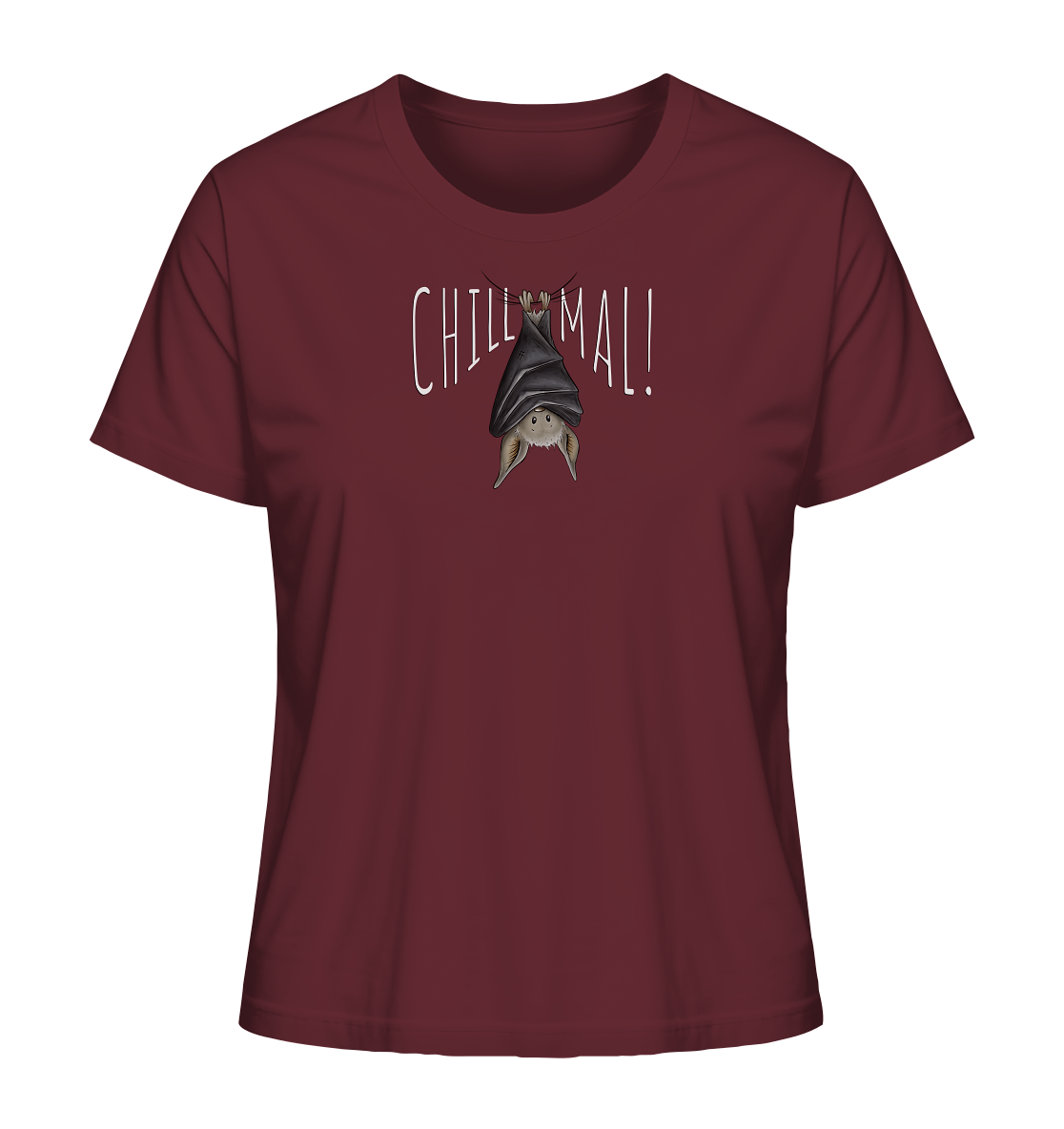 Chill Mal gemütliche Fledermaus - Ladies Organic Shirt