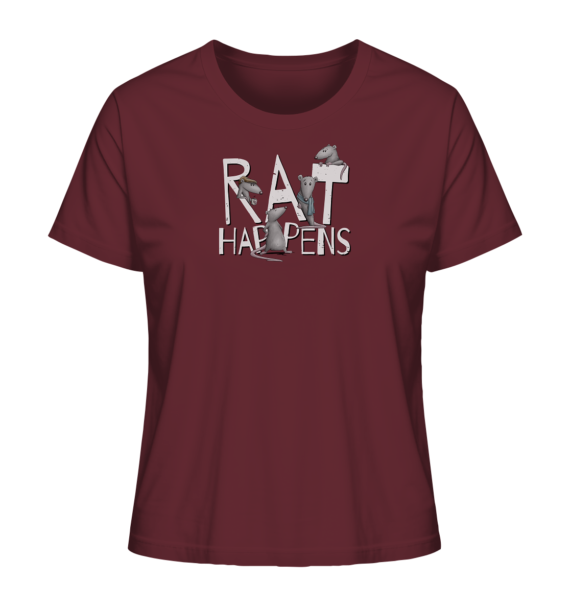Rat Happens Ratten - Ladies Organic Shirt