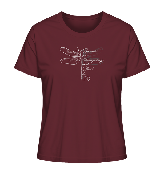 Breite die Flügel aus und flieg los | Libelle - Ladies Organic Shirt