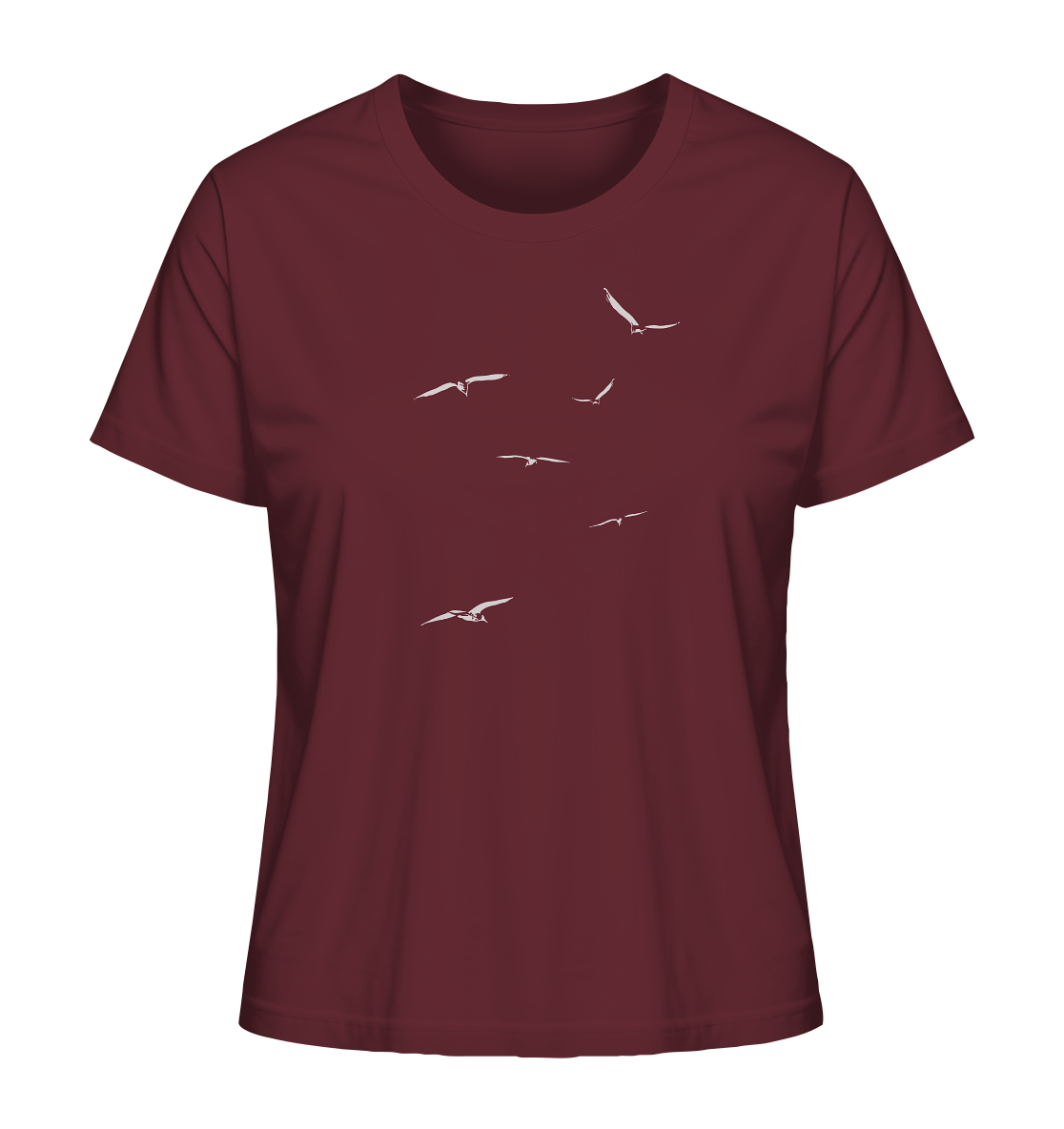 Vogelschwarm – Traum vom Fliegen - Ladies Organic Shirt