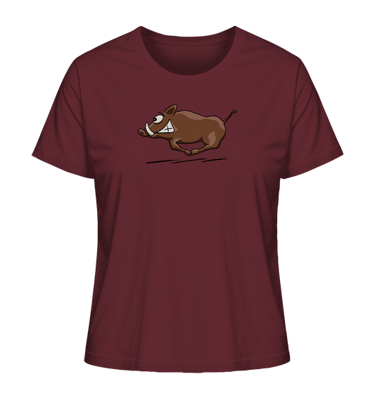 sauwildes Wildschwein | Wildsau  - Ladies Organic Shirt
