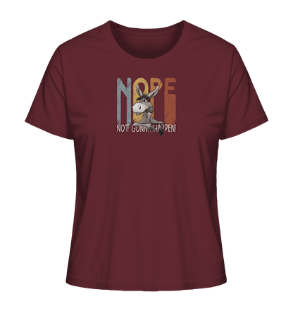 Nope | bockiger Esel - Ladies Organic Shirt