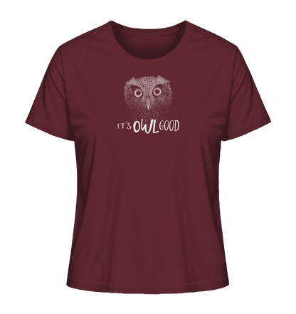 OWL Good | Kritzel-Kunst-Eule - Ladies Organic Shirt