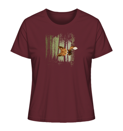 Fuchs im Zwielicht-Wald - Ladies Organic Shirt