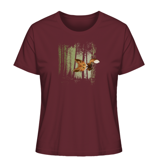 Fuchs im Zwielicht-Wald - Ladies Organic Shirt
