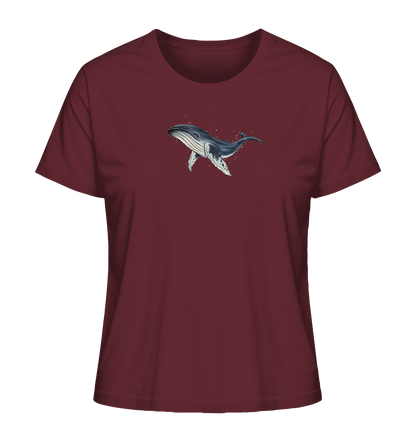 Tiefsee Ozean-Riese Buckelwal - Ladies Organic Shirt
