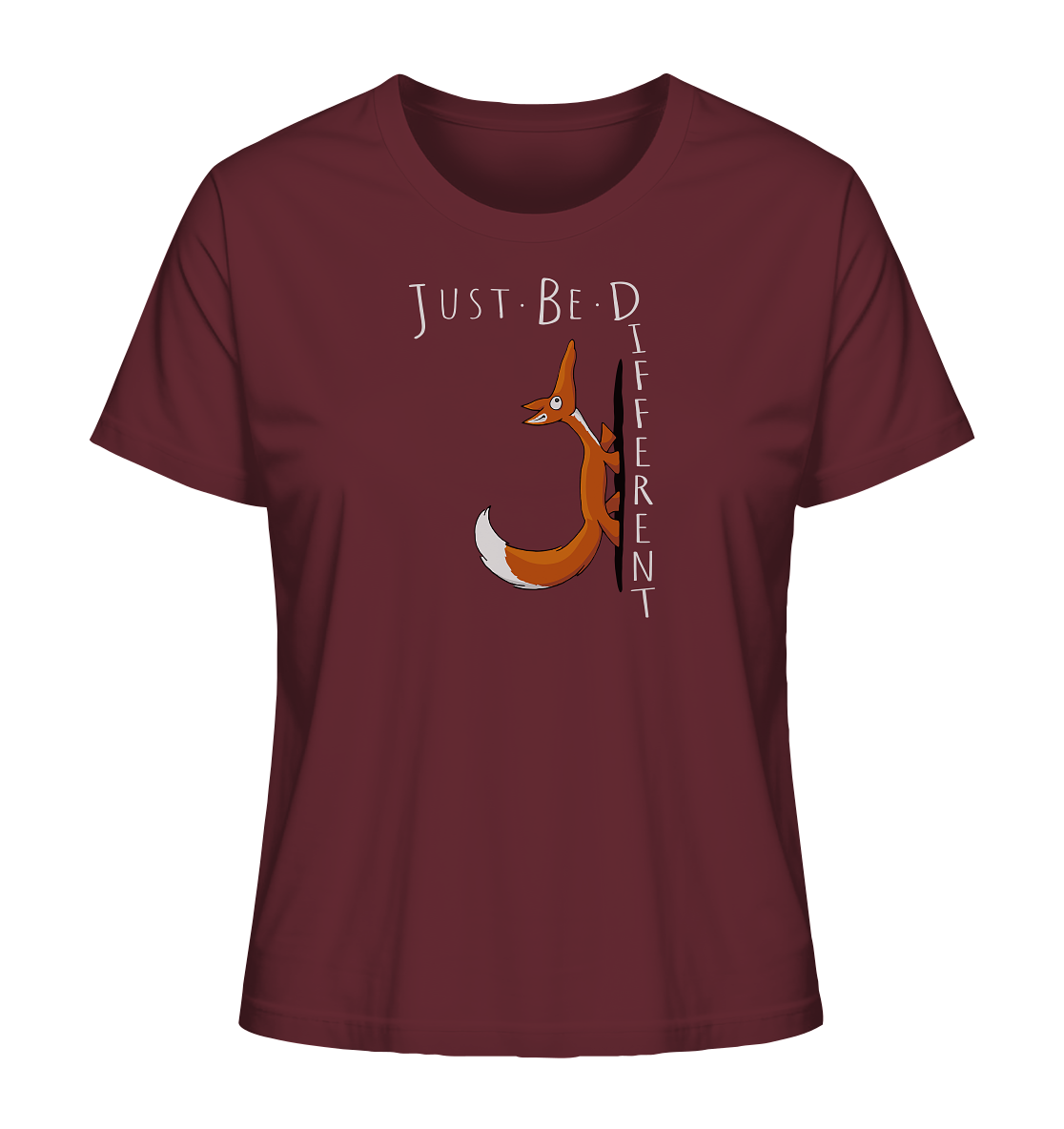 Just Be Different | Sei Anders, kleiner Fuchs - Ladies Organic Shirt