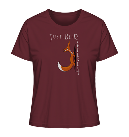 Just Be Different | Sei Anders, kleiner Fuchs - Ladies Organic Shirt