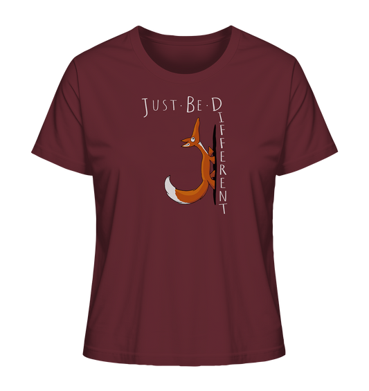 Just Be Different | Sei Anders, kleiner Fuchs - Ladies Organic Shirt
