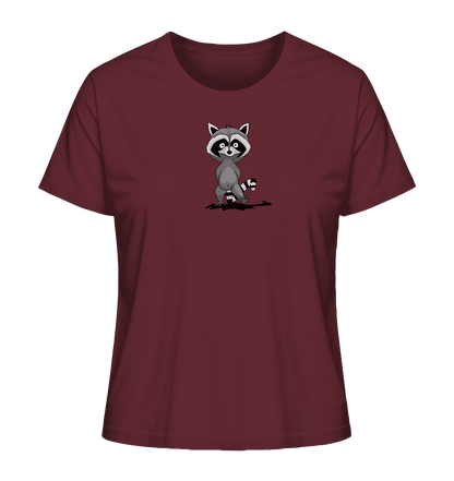 Frecher kleiner Waschbär - Ladies Organic Shirt