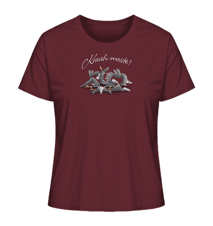 Kraah-masté! Yoga Raben Krähen - Ladies Organic Shirt
