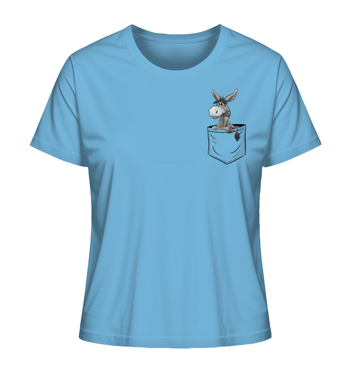 Bockiger Esel in Deiner Tasche - Ladies Organic Shirt