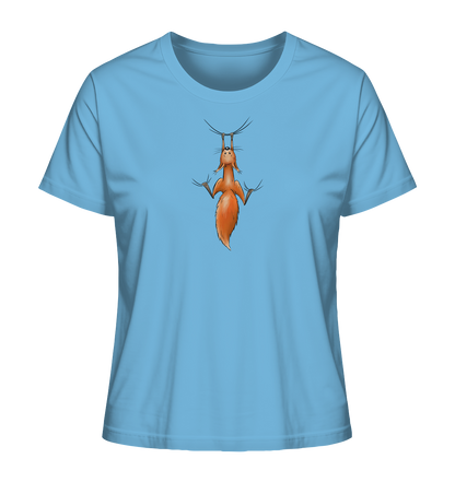 Rotes Eichhörnchen hängt ab - Ladies Organic Shirt
