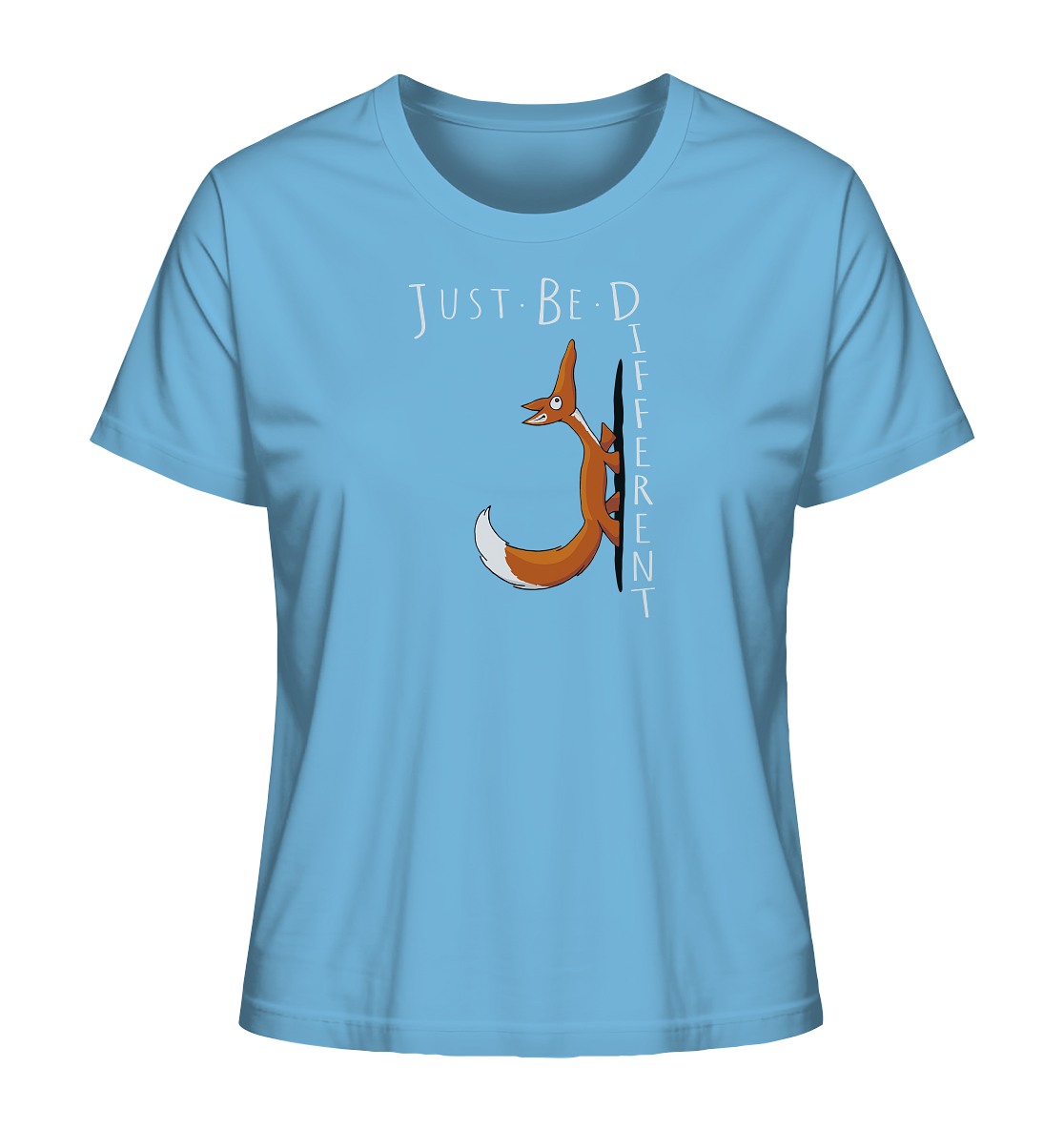 Just Be Different | Sei Anders, kleiner Fuchs - Ladies Organic Shirt