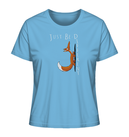 Just Be Different | Sei Anders, kleiner Fuchs - Ladies Organic Shirt
