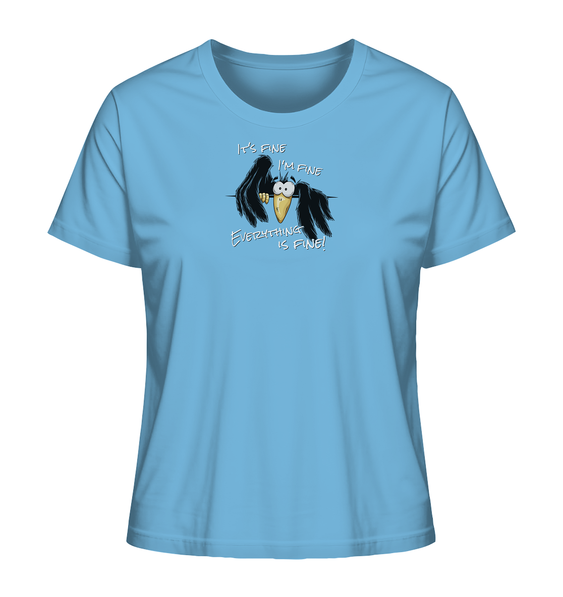 I’m Fine Rabe | Alles Gut Krähe - Ladies Organic Shirt