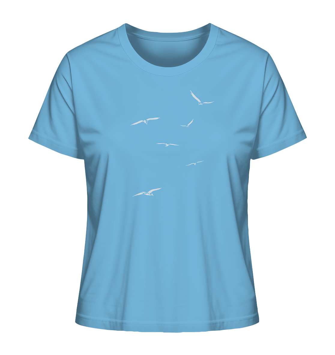 Vogelschwarm – Traum vom Fliegen - Ladies Organic Shirt