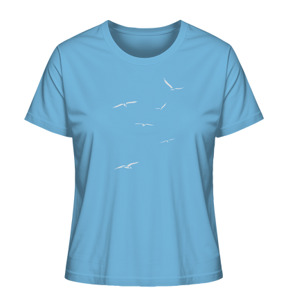 Vogelschwarm – Traum vom Fliegen - Ladies Organic Shirt