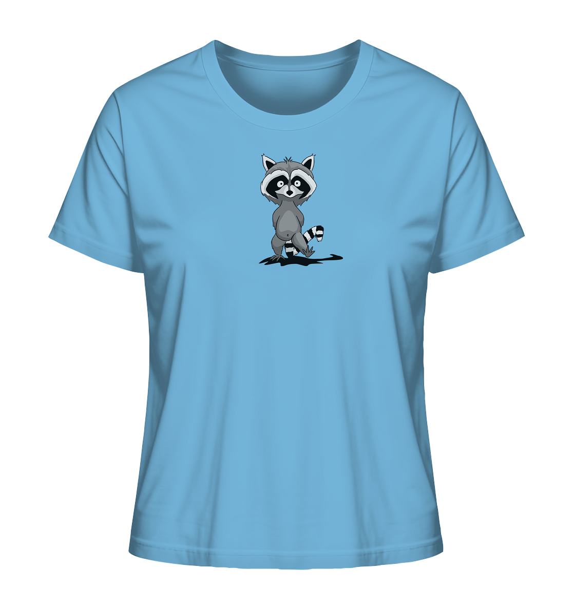 Frecher kleiner Waschbär - Ladies Organic Shirt