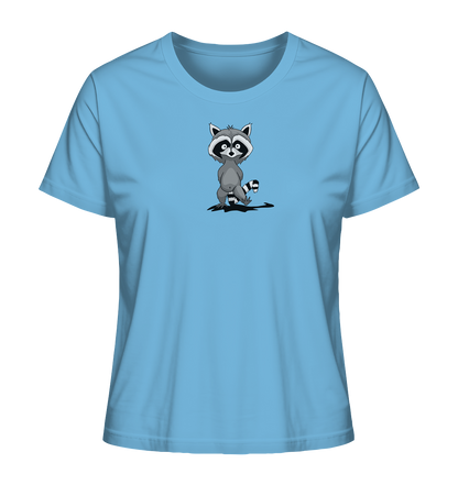Frecher kleiner Waschbär - Ladies Organic Shirt