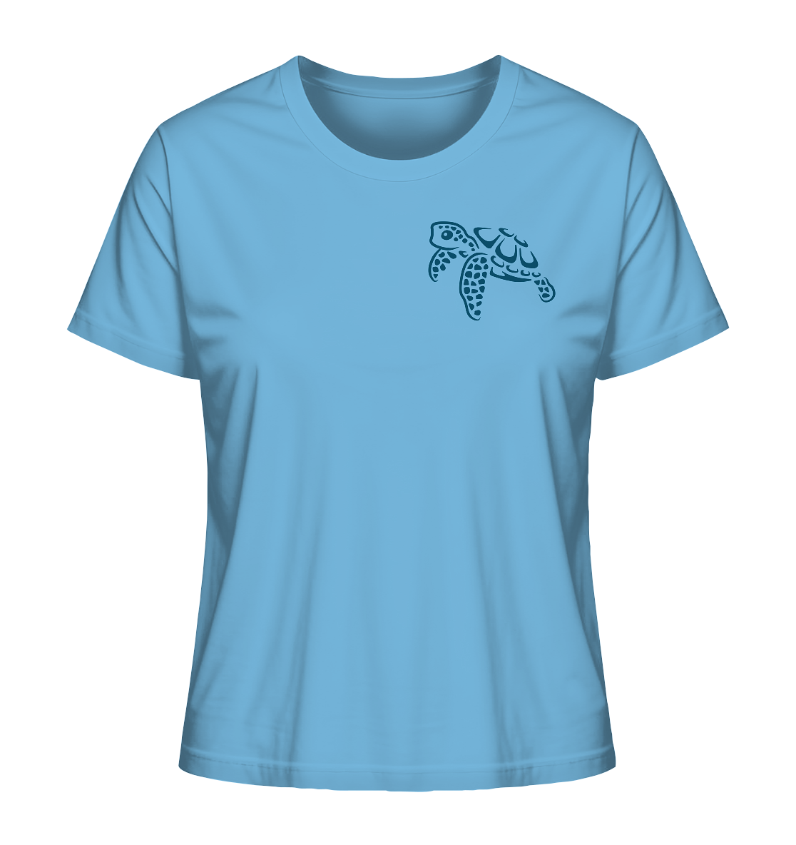 Lässig lustige Wasserschildkröte - Ladies Organic Shirt