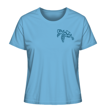 Lässig lustige Wasserschildkröte - Ladies Organic Shirt