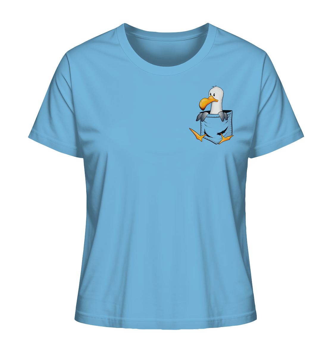 Kleine Möwe In Deiner Tasche - Ladies Organic Shirt