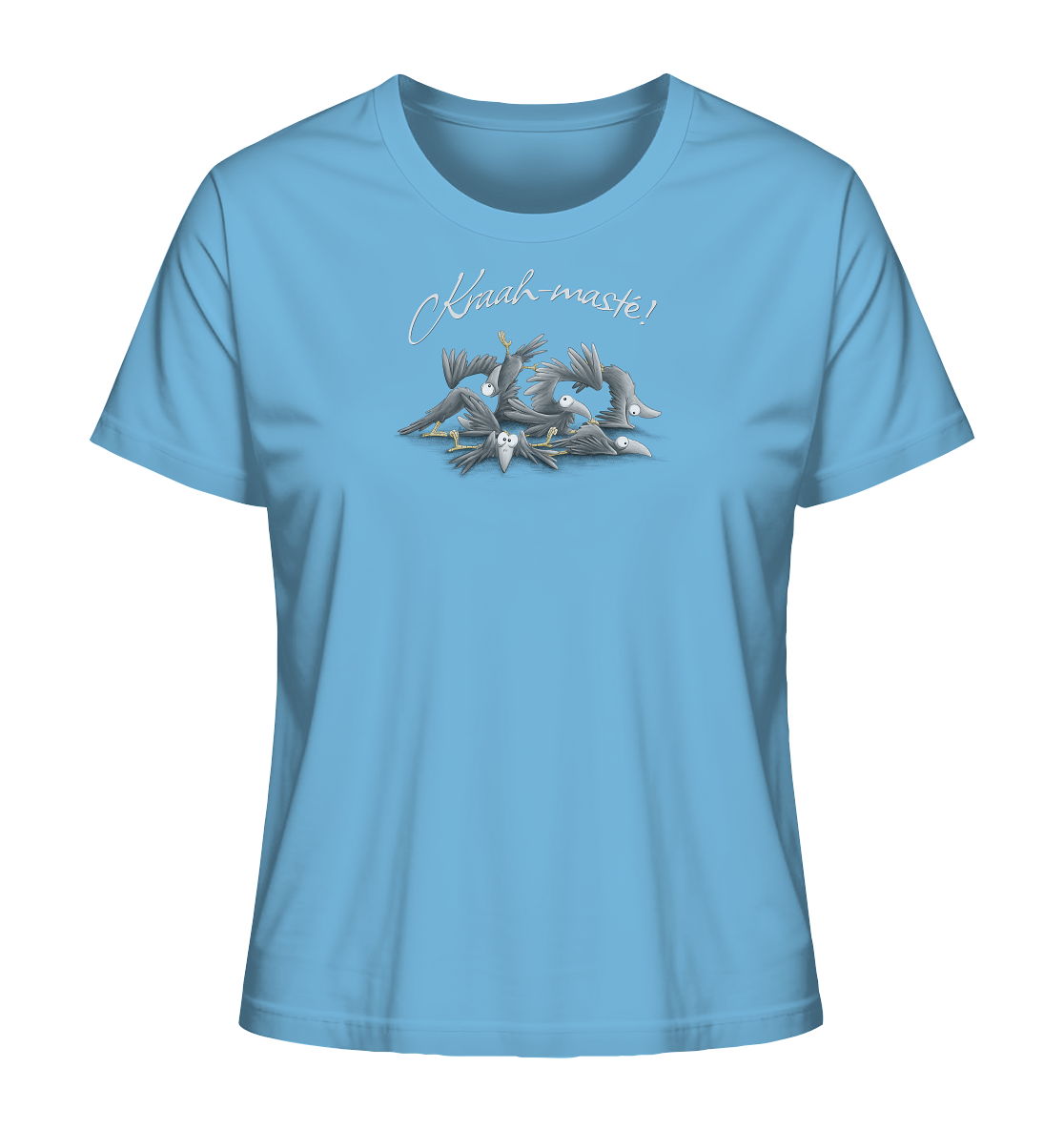 Kraah-masté! Yoga Raben Krähen - Ladies Organic Shirt