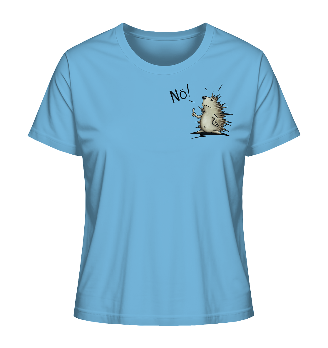Nö! Grummeliger Igel - Ladies Organic Shirt