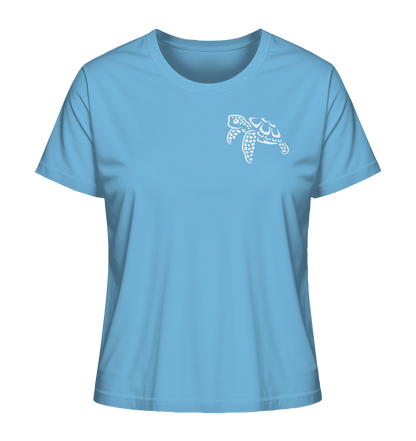 schwimmende Meeres-Schildkröte - Ladies Organic Shirt