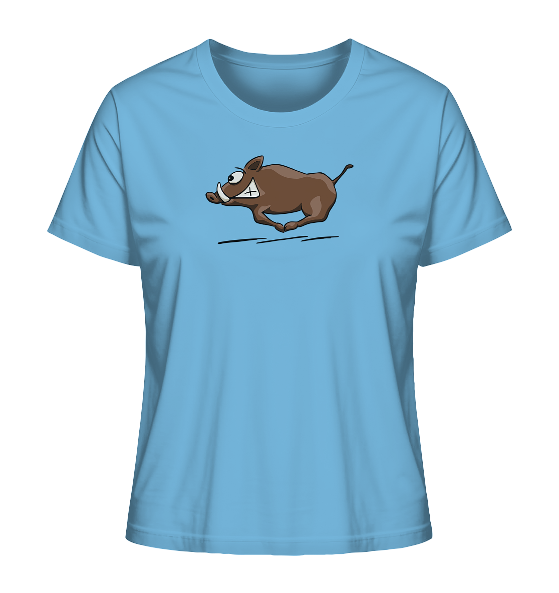 sauwildes Wildschwein | Wildsau  - Ladies Organic Shirt