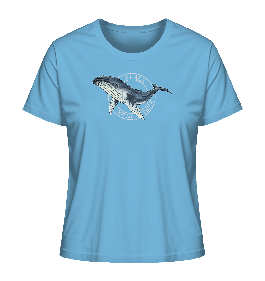 Whale, Hello There | Buckelwal - Ladies Organic Shirt