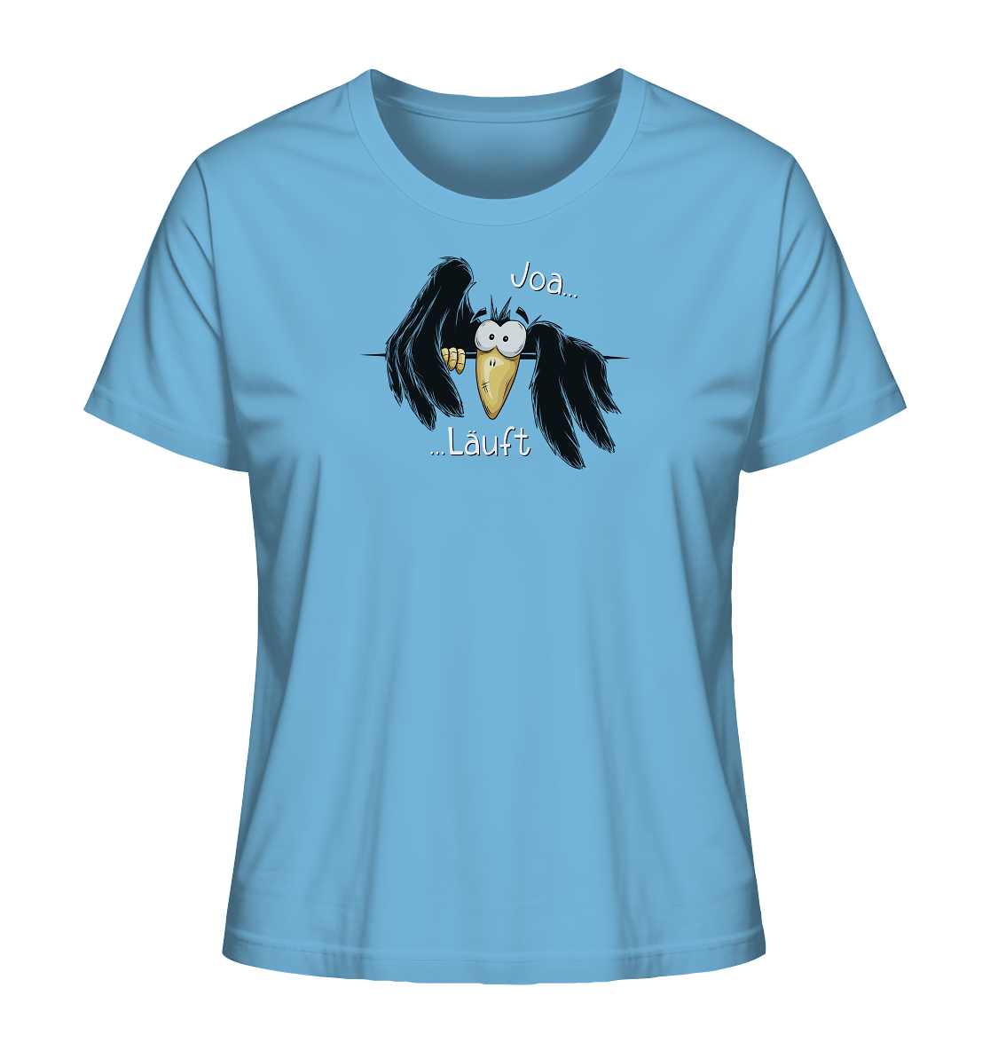 Joa Läuft Krähe gechillter Rabe - Ladies Organic Shirt