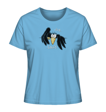 Joa Läuft Krähe gechillter Rabe - Ladies Organic Shirt