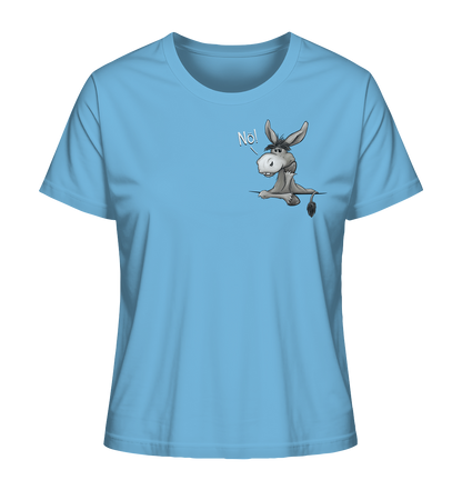 Nö! Störrischer Esel - Ladies Organic Shirt