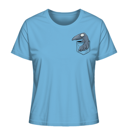 Grufti Rabe Krähe in der Tasche - Ladies Organic Shirt