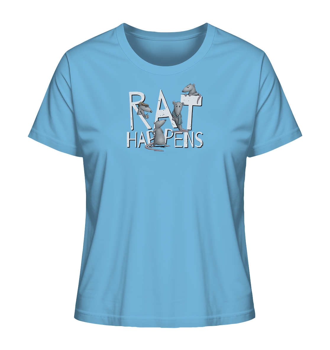 Rat Happens Ratten - Ladies Organic Shirt