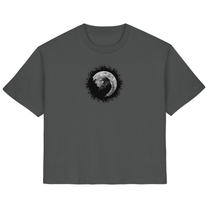 Schwarzer Rabe bei Vollmond  - Ladies Organic Shirt