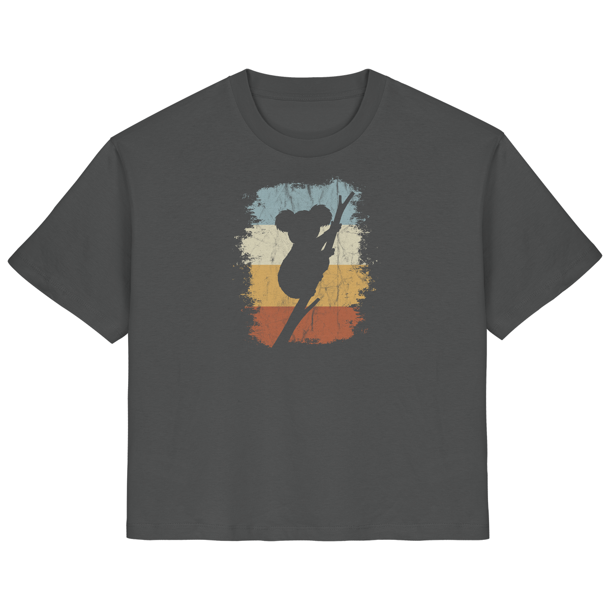 Retro kletternder Koala-Bär - Ladies Organic Shirt