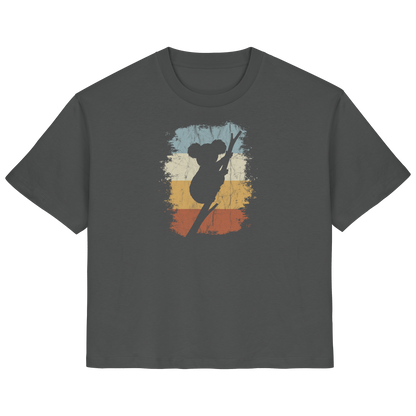 Retro kletternder Koala-Bär - Ladies Organic Shirt