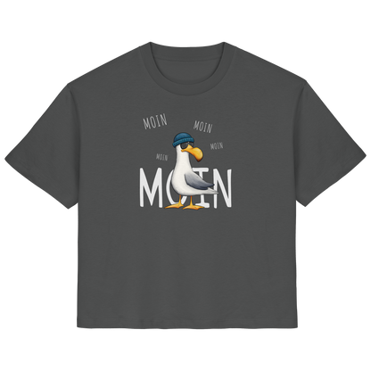 Moin Moin Lässige Hipster Möwe  - Ladies Organic Shirt