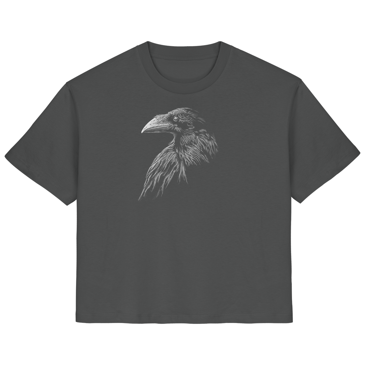 Kritzelkunst Rabe Krähe - Ladies Organic Shirt