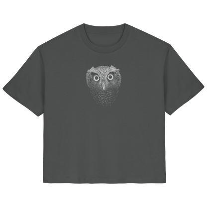 Eule Kritzelkunst Illustration - Ladies Organic Shirt