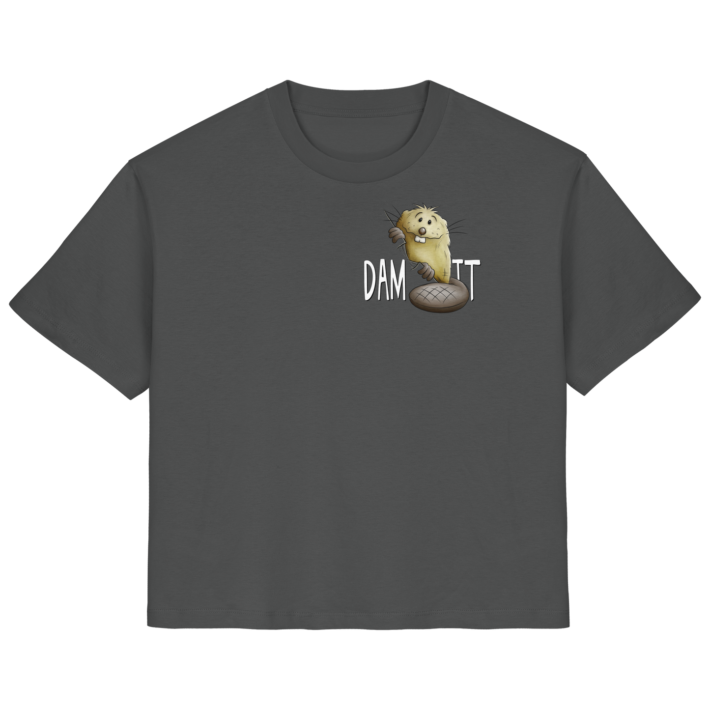 Dam It Verdammt Lustiger Biber - Ladies Organic Shirt