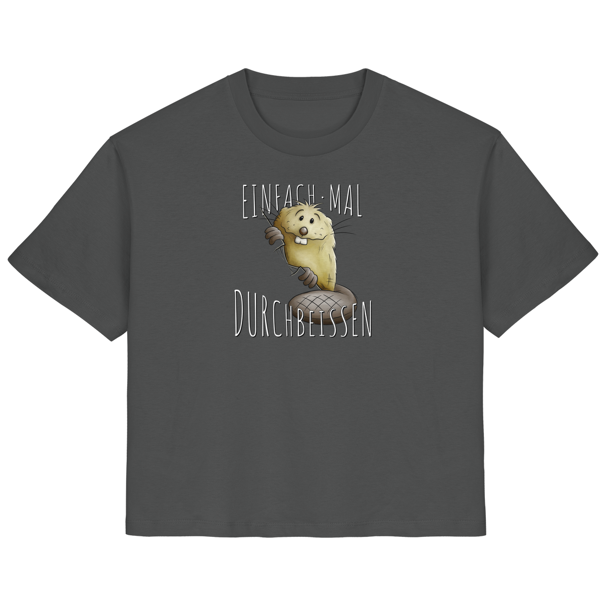 Einfach mal Durchbeissen Biber - Ladies Organic Shirt