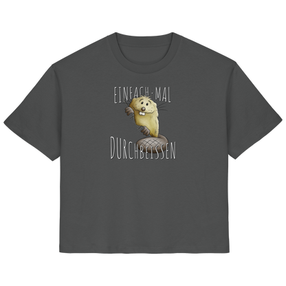 Einfach mal Durchbeissen Biber - Ladies Organic Shirt
