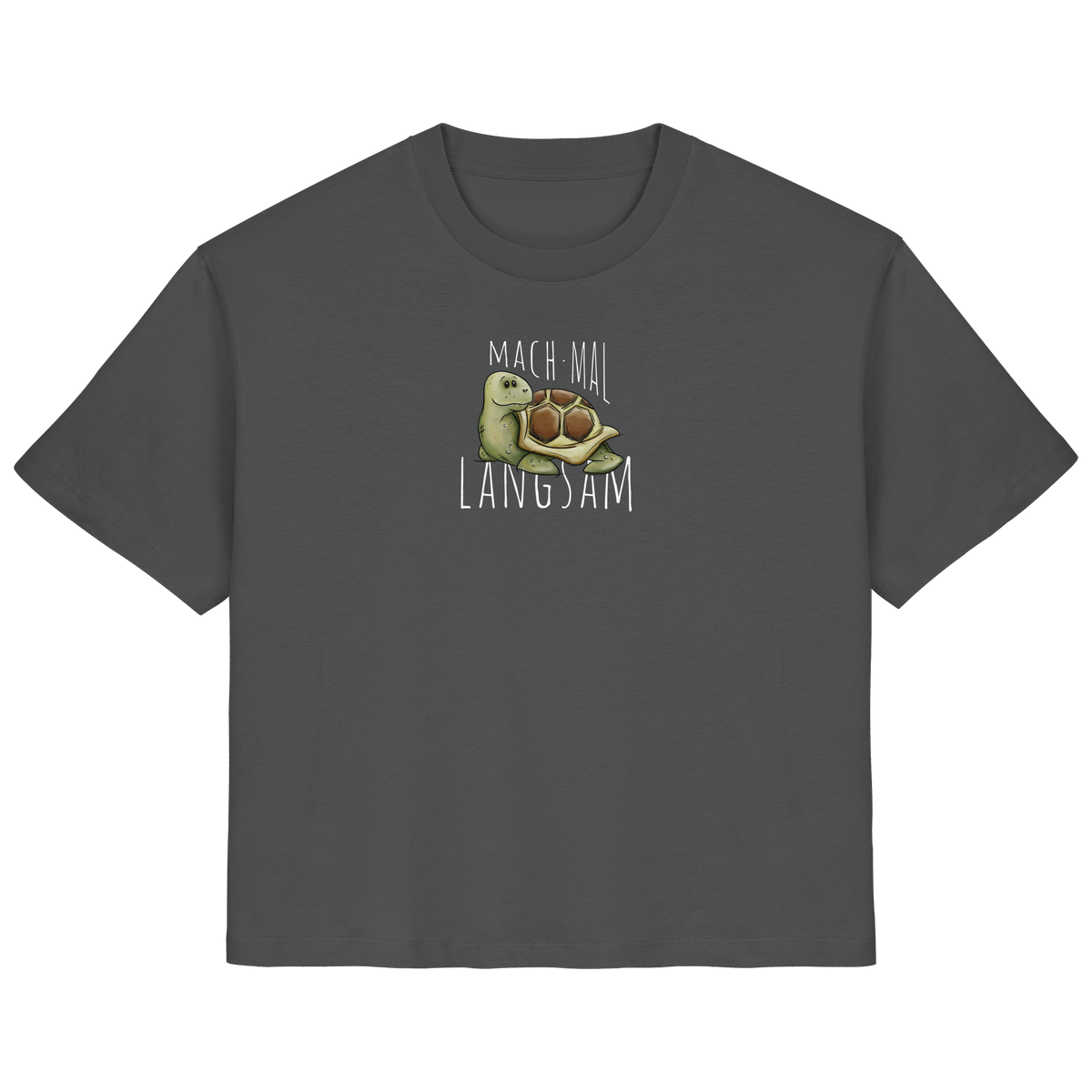 Mach mal langsam Schildkröte - Ladies Organic Shirt