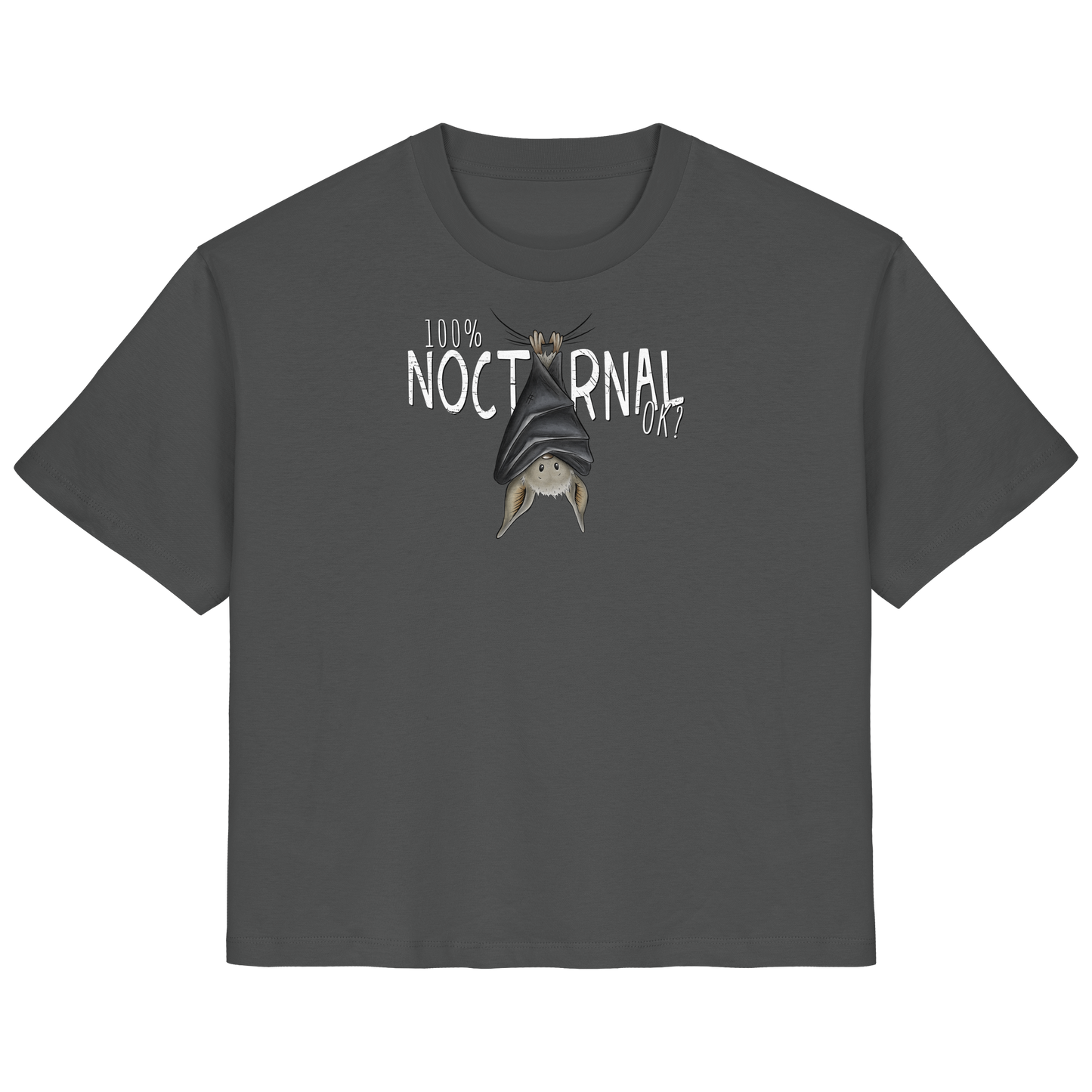 100% nachtaktive Fledermaus - Ladies Organic Shirt